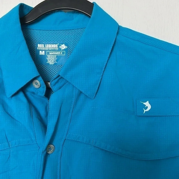 REEL LEGENDS : performance outfitters mariner II long sleeve shirt - Picture 2 of 6